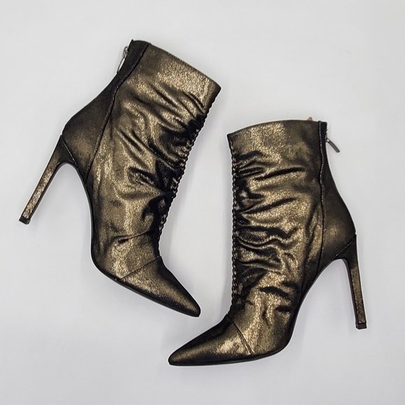 Nine West Shimmery Stiletto Booties - NWOT - Picture 10 of 17
